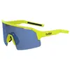 Lunettes de soleil bolle c shifter acid jaune matte   marron bleu