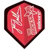Unicorn Authentic 125 microns volants Big Wing rouge 3 pièces