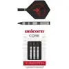 Unicorn Valeur Core Plus Fléchettes Pointe en Acier-Argent - 25 g