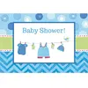 Invitation + Enveloppe Baby Shower Garçon (Lot de 8)