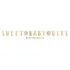Lot de 2 guirlandes florales Sweet Baby Girl