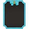 amscan 10022783 Tableau noir bleu 17,7 cm x 22,8 cm, chevalet en MDF pour 1er anniversaire