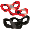 Amscan 8 masques miraculous ladybug