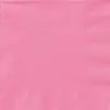 Sachet de 20 Petites serviettes en papier rose Fuchsia 25 x 25 cm