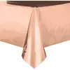 Unique Party, Nappe En Plastique, Or Rose, 1.37M x 2.74M