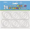 Unique Pince-nappes transparents (x24)