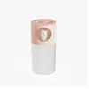 Mini humidificateur portable à brume avec veilleuse - rose