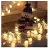 Fée led guirlande lumineuse de noël boule ronde blubs lampe fête maria...
