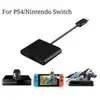 Adaptateur de jeu clavier souris convertisseur pour sony playstationps4 pour nintend switch - noir