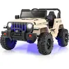 CostwayVoiture Electrique 12V/7Ah pour Enfants Télécommande 2,4G 2 Mot...
