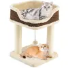 CostwayPetit Arbre à Chat d'Intérieur Tour pour Chat avec Perchoir en ...
