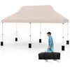CostwayTente Canopy Pop-up de 300x600cm Gazebo Portable Pliable Extéri...