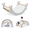 CostwayArche d Escalade Montessori 3 en 1	à Bascule Coussin Moelleux p...
