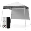 Costway234x234CM Tente Tonnelle Pop-up avec Panneau Latéral Abri de Ga...