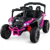 CostwayVoiture Électrique 12v Camion Utv avec Télécommande 3 Vitesses ...