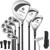 CostwayEnsemble de Golf Complet pour Femmes Comprend 460CC #1 Driver #...