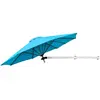 CostwayParasol en Porte-à-faux Mural de 247 Cm Parasol avec Mât Réglab...