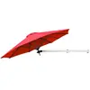 CostwayParasol en Porte-à-faux Mural de 247 Cm Parasol avec Mât Réglab...