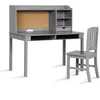 CostwayEnsemble Bureau et Chaise pour Enfant Bureau pour Enfant avec C...