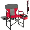 CostwayChaise de Camping Pliante Chaise de Réalisateur Robuste avec Ta...