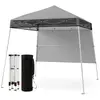 Costway234x234CM Tente Tonnelle Pop-up avec Panneau Latéral Abri de Ga...