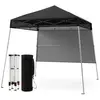 Costway234x234CM Tente Tonnelle Pop-up avec Panneau Latéral Abri de Ga...
