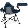 CostwayChaise Hamac de Camping Surdimensionnée Chaise Balançoire Pliab...