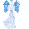 CostwayDécoration de Noël Ange Lumineux 1,58 m Ange en 3D avec Halo Sc...