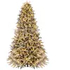 CostwayArbre de Noël Artificiel de 240 cm avec 460 Lumières LED Blanc ...