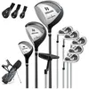 CostwayEnsemble Complet de Clubs de Golf Gauchers  à Trépied Driver #1...