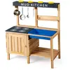 CostwayCuisine d'Extérieur en Bois avec Évier Amovible Accessoires Por...