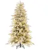 Costway180 CM Sapin de Noël Artificiel Enneigé Pré-Éclairé avec 250 Lu...