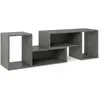 CostwayMeuble TV Console 2 Pièces Centre de Divertissement Minimaliste...