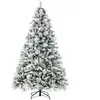 CostwaySapin de Noël Artificiel 210 cm Lumineux LED Aiguilles de Pin 1...