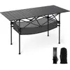 CostwayTable de Camping Pliante pour Patio Table de Pique-nique Portab...