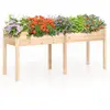 CostwayBac de Jardin Surélevé pour Extérieur avec Pieds Bac à Plantes ...