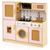 CostwayCuisine pour Enfants en Bois avec Lumières et Sons Réalistes Ré...