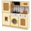 CostwayCuisine pour Enfants en Bois avec Lumières et Sons Réalistes Ré...