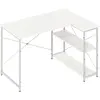 CostwayBureau d'Ordinateur en Forme de L Bureau d'angle Réversible ave...