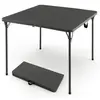 CostwayTable de Camping Pliante Table de Pique-Nique Portable avec Pla...