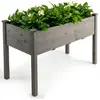 CostwayJardinier Surelevée Potager sur Pieds 123 x 57 x 76cm en Bois a...