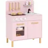 COSTWAY Cuisine Enfants 3 Ans+ Effect Lumières et Sonores avec toque d...