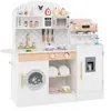 Costway Cuisine Enfants 3 Ans+ 26 Accessoires Xxl 106 X 30 X 105 Cm (L...