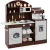 Costway Cuisine Enfants 3 Ans+ 26 Accessoires Xxl 106 X 30 X 105 Cm (L...