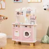 Costway Cuisine Pour Enfant 3 Ans+ Avec 12 Accessoires, Zone : Cafetiè...