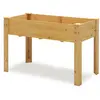 CostwayJardinière Surélevé en Bois avec Trou de Drainage Lit de Jardin...