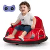 CostwayAuto-tamponneuse avec LED Clignotantes pour Enfants Voiture Ele...