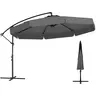 CostwayParasol Déporté de 305 cm avec Housse Facile de l'Inclinaison M...