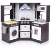 Cuisne Enfants - COSTWAY -3 Ans+, en Bois,17 Accessoires, Sons et Lumi...