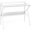 CostwayBureau Compact avec Support pour Moniteur Crochet Suspendu et É...